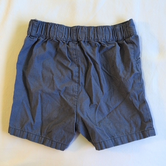 george blue cotton twill elastic waist shorts 18-24 months baby boy - Picture 4 of 4